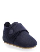 Marlin Felt Home Shoe Slippers Inneskor Navy Wheat