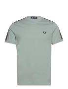 C Tape Ringer T-Shirt Tops T-shirts Short-sleeved Grey Fred Perry