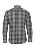 Slhslimtheo Shirt Ls Tops Shirts Casual Grey Selected Homme