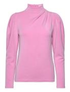 Slffenja Ls T-Neck Top B Tops Blouses Long-sleeved Pink Selected Femme