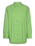 Savannapw Sh Tops Shirts Long-sleeved Green Part Two