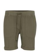 Kcnana Shorts Bottoms Shorts Casual Shorts Khaki Green Kaffe Curve