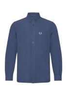 Oxford Shirt Tops Shirts Casual Blue Fred Perry