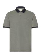 GANT 4-Col Oxford Ss Pique Grön