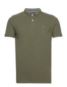 Superdry Classic Pique Polo Khaki Green