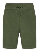 Terry Shorts Bottoms Shorts Casual Khaki Green GANT