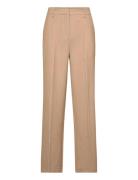 Yaslikka Hw Wide Pants S. Bottoms Trousers Wide Leg Beige YAS