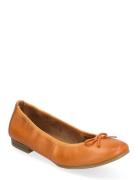 Woms Ballerina Ballerinaskor Ballerinas Orange Tamaris