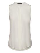 Shirt Tops Blouses Sleeveless White Emporio Armani