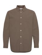 Damon J Shirt 14677 Designers Shirts Casual Brown Samsøe Samsøe