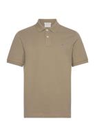 GANT Reg Shield Ss Pique Polo Beige