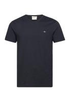 GANT Slim Shield V-Neck T-Shirt Svart