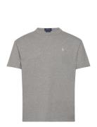 Classic Fit Jersey Crewneck T-Shirt Tops T-shirts Short-sleeved Grey P...
