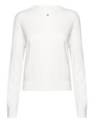 Tjw Essential Crew Neck Sweater Tops Knitwear Jumpers White Tommy Jean...