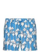 Borg Print Swim Shorts Badshorts Blue Björn Borg