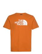 M S/S Easy Tee Sport T-shirts Short-sleeved Orange The North Face