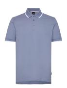 Parlay 190 Tops Polos Short-sleeved Blue BOSS