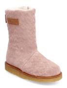 Boots - Flat - With Zipper Vinterstövlar Pull On Pink ANGULUS