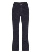 GANT Cord Cropped Flare Jeans Marinblå