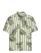 Jack & J S Jjjeff Resort Aop Shirt Ss Grön