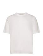 Mid Sleeve T-Shirt Gots. Tops T-shirts Short-sleeved White Resteröds