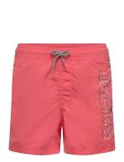 Jpstfiji Jjswim Double Logo Ly Sn Jnr Bottoms Shorts Pink Jack & J S