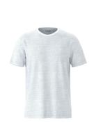 Slhaspen Slub Ss O-Neck Tee Noos Tops T-shirts Short-sleeved White Sel...