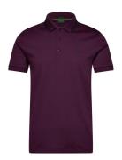 Paule Sport Polos Short-sleeved Purple BOSS