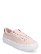 Essential Vulc Canvas Sneaker Låga Sneakers Pink Tommy Hilfiger