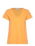 MOS MOSH Mmtulli V-Ss Basic Tee Orange