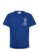 Tournament T-Shirt Tops T-shirts Short-sleeved Blue Les Deux