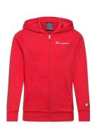 Hooded Full Zip Sweatshirt Sport Sweat-shirts & Hoodies Hoodies Red Ch...