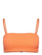 Lindex Swim Bra Tami Bandeau Crepe Orange