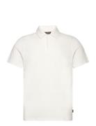 Durwin Ss Polo Shirt Tops Polos Short-sleeved White Morris