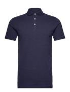 Bs Monir Regular Fit Polo Shirt Tops Polos Short-sleeved Blue Bruun & ...