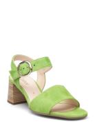 Ankle-Strap Sandal Sandal Med Klack Green Gabor