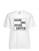 Jawo Designers T-shirts & Tops Short-sleeved White Baum Und Pferdgarte...