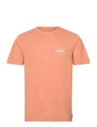 Stapler Tee Sport T-shirts Short-sleeved Orange Rip Curl