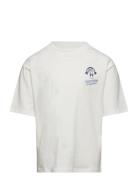 Message Cotton T-Shirt Tops T-shirts Short-sleeved White Mango