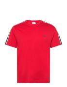 Shoulder Tape Ss T-Shirt Tops T-shirts Short-sleeved Red GANT