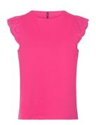 Vero Moda Vmemily Sl Gathering Top Jrs Noos Rosa