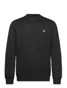 Crew Neck Fly Fleece Sport Sweat-shirts & Hoodies Sweat-shirts Black L...