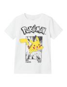 Nkmnoisi Pokemon Ss Top Noos Bfu Tops T-shirts Short-sleeved White Nam...