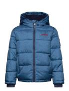 Levi's® Core Printed Puffer Jacket Fodrad Jacka Blue Levi's