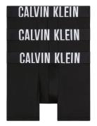 Boxer Brief 3Pk Boxerkalsonger Black Calvin Klein