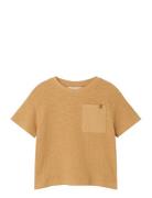 Lil'Atelier Nmmhonjo Ss Loose Top Lil Beige