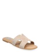 Zarnia Sandal Platta Sandaler Beige Steve Madden