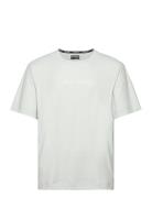 Wo - Ss Tee Sport T-shirts Short-sleeved Grey Calvin Klein Performance