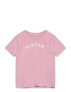 Nmnhisisbro Ls Top Tops T-shirts Short-sleeved Pink Name It