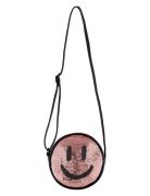 Glitter Smile Bag Tote Väska Pink Molo